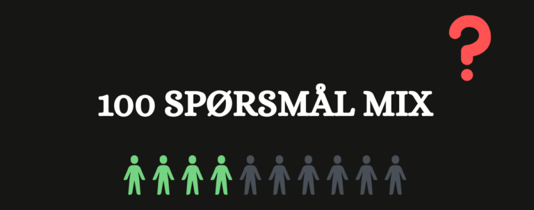 Illustrasjon til 100 spørsmål mix